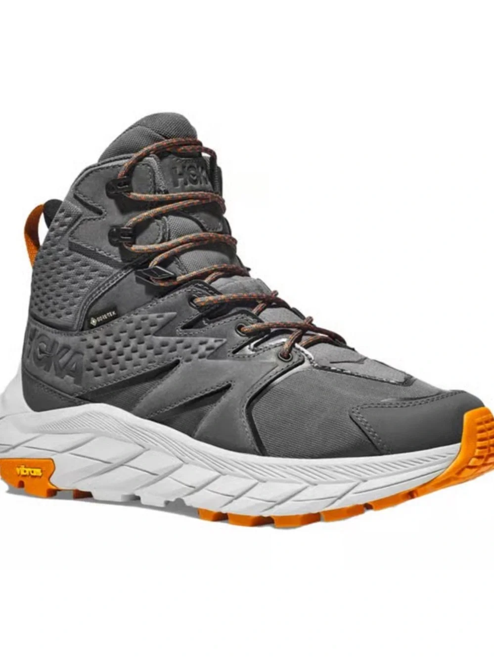 New Hoka Anacapa Mid GTX Hiking Shoes Men’s Sz 7D Castlerock Harbor Mist